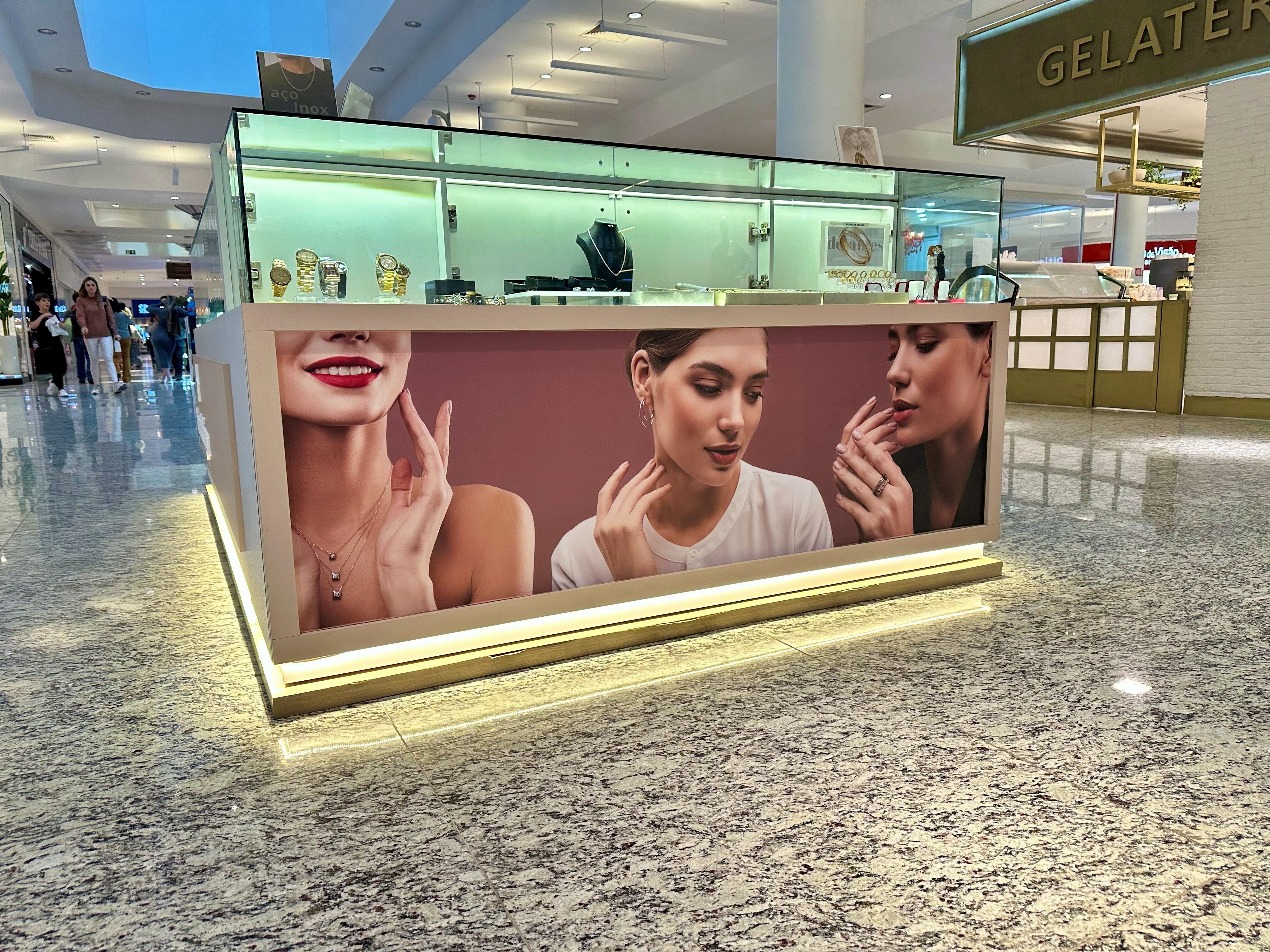 Envelopamento personalizado de ambiente